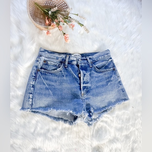 Agolde Parker Cutoff Jean Shorts. Size 25 - Picture 1 of 4